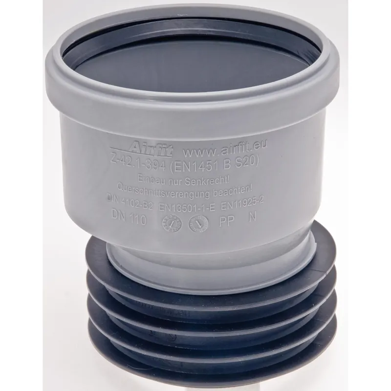 Must-Have PLUS Steckmuffe DN 110 x 110, Exzentrisch aus PP
