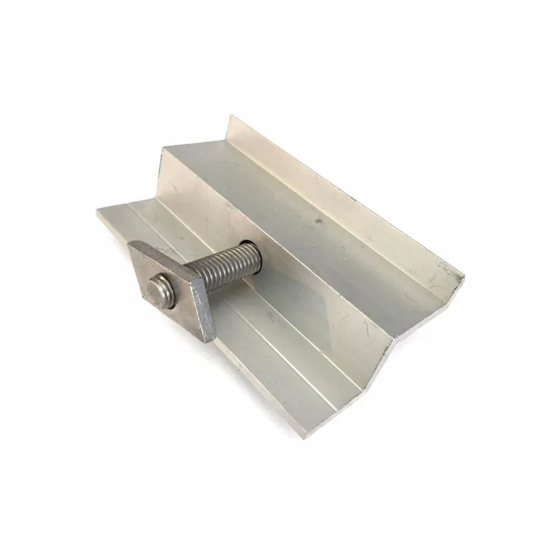 Endklemme 40 mm vormontiert mit Schraube M8x35 und Gewindeplatte Meistverkauft