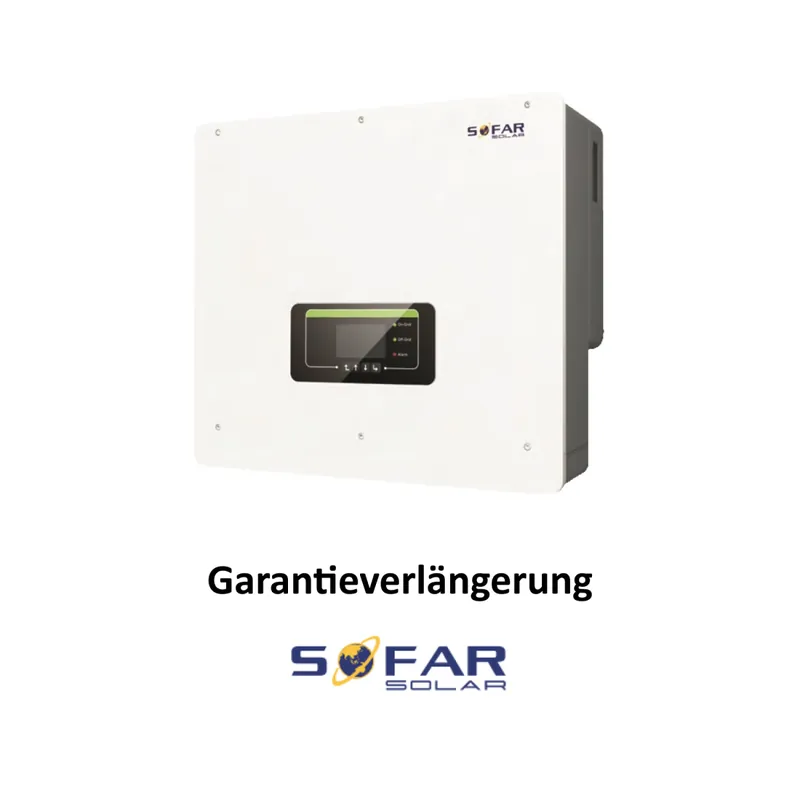 Heißes Angebot SOFARSOLAR HYD 5KTL-3PH Garantieverlängerung 10 Jahre