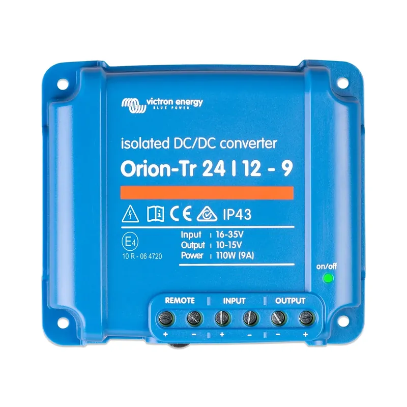 Markenware Victron Orion-Tr 24/12-9 isolierter DC DC Konverter 24V zu 12V 9A 110W