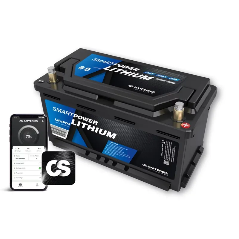 Letzte Chance FORSTER 180Ah 12,8V 2304Wh SMART POWER Lithium LiFePO4 Batterie mit Bluetooth 4.0 integriertem 150A-300A BMS Heizung