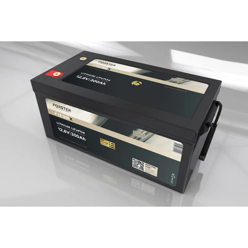 FORSTER 300Ah 12,8V LiFePO4 Premium Batterie 200A-BMS-2.1 3840Wh IP67 Bestseller