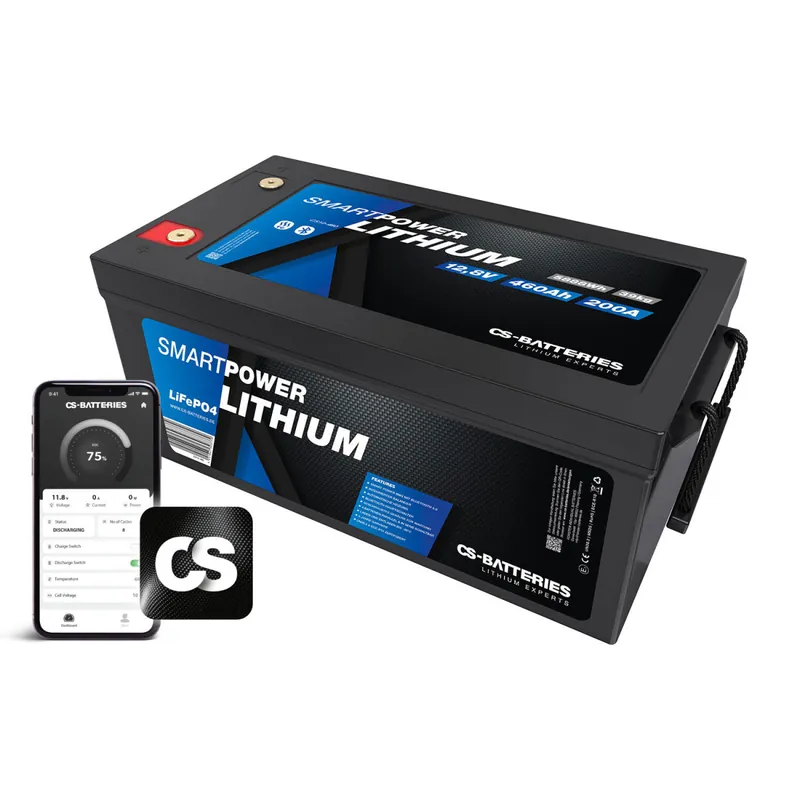FORSTER 460Ah 12,8V 588Wh SMART POWER Lithium LiFePO4 Batterie mit Bluetooth 4.0 integriertem 200A-400A BMS Heizung Sichere Zahlung