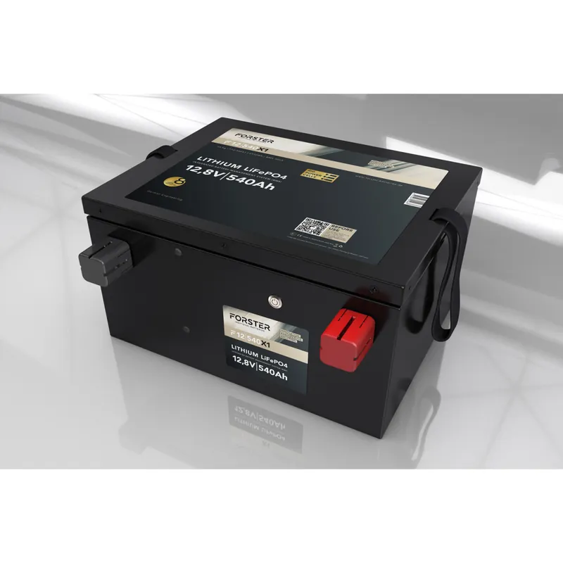 Preisreduziert FORSTER 540Ah 12,8V LiFePO4 Premium Untersitz-Batterie 300A-BMS-2.1 Ducato Ford PSA 6912Wh IP67