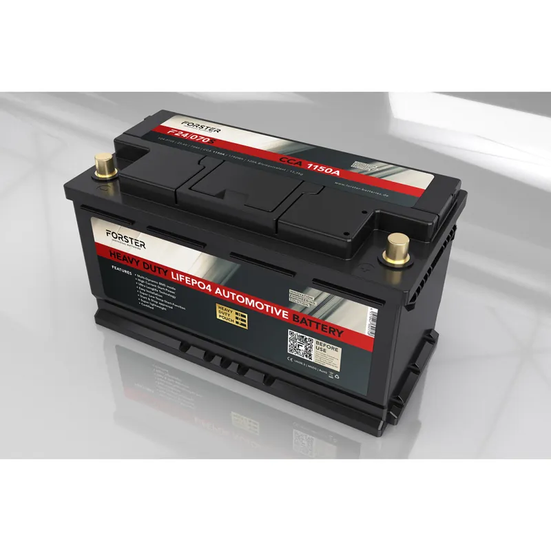 Neu Im Sortiment FORSTER 70Ah 25,6V LiFePO4 Starter-Batterie Heavy Duty 1150A Kaltstartstrom 1792Wh