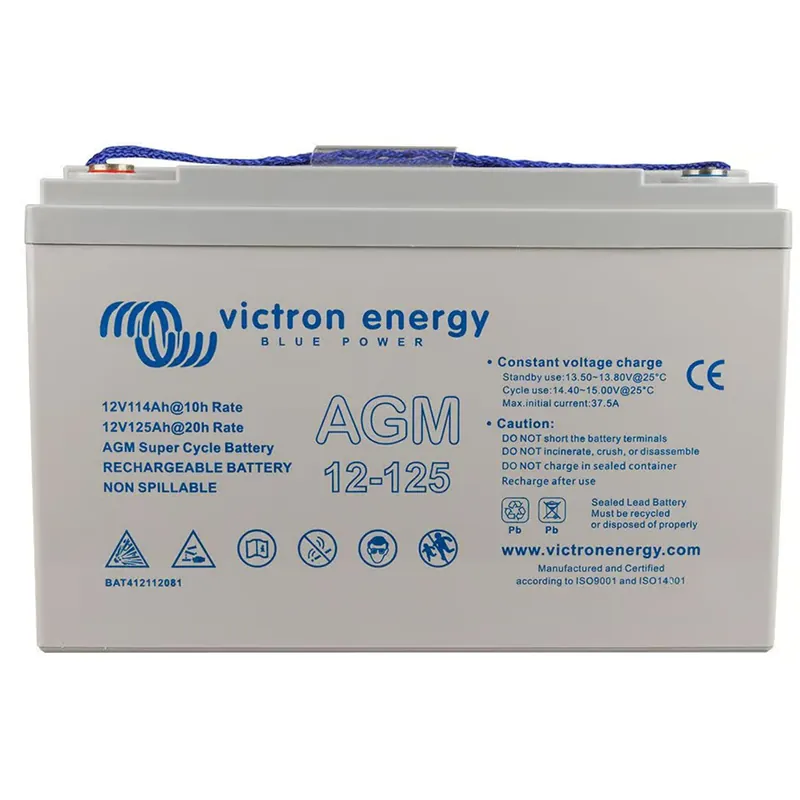 Victron AGM 12V 125Ah Super Cycle Batterie C20 Echt