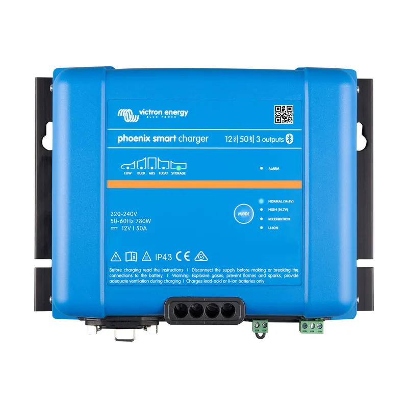 Neu Victron Phoenix Smart IP43 Charger 12/50(3) 120-240V