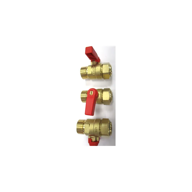 Super-Preis Tuxhorn ET-Kugelhahn DN20 ÜWM 3/4XG3/4 Griff Rot