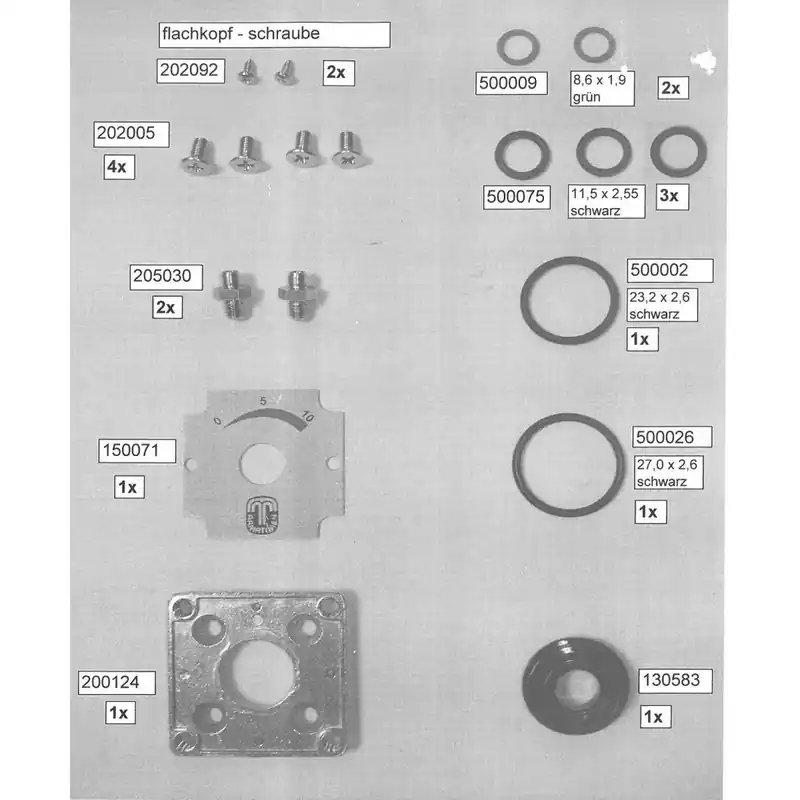 Tuxhorn ET-Set Zubehörteile F. 3-W-Mischer Neuheit