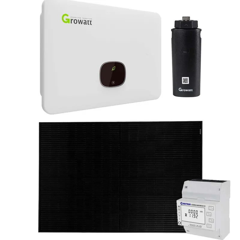 Growatt 20kWp Glas Glas PV-Anlage ohne Speicher mit MID 20KTL3-X 20kW Top-Angebot