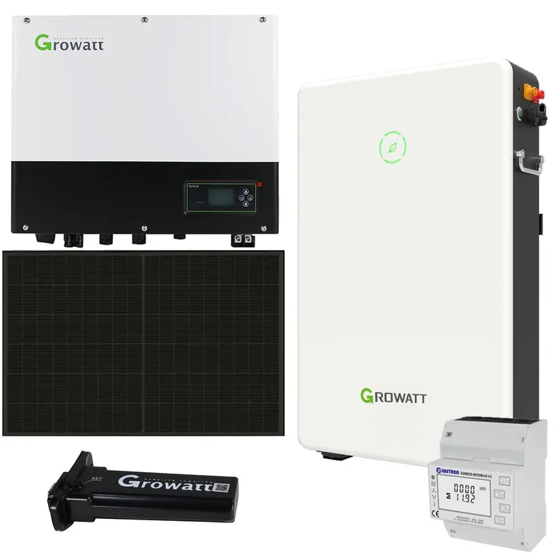 Solange Der Vorrat Reicht Growatt SPH3000TL BL-UP 3kWp PV Komplettanlage mit Glas Glas Modulen und 6,5 kWh Solarspeicher
