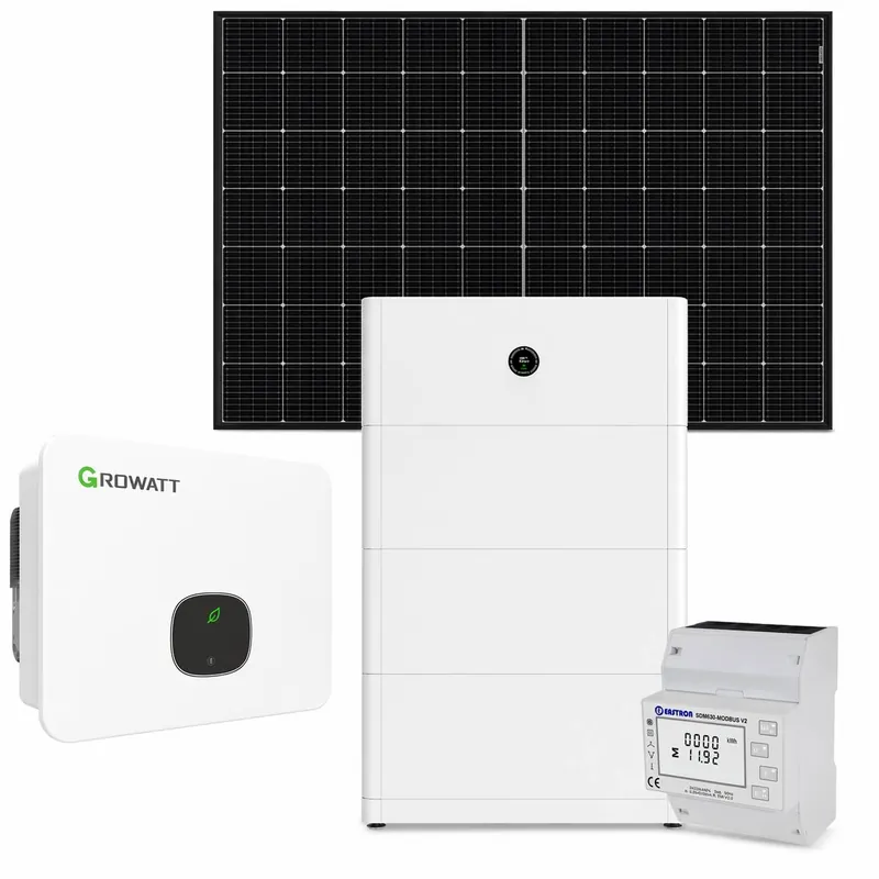 Growatt 16,1kWp PV-Komplettanlage mit Solarmodulen und 10 kWh Speicher Kracherpreis