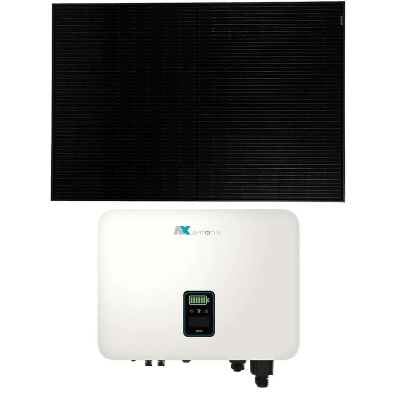 a-TroniX 4kWp Glas Glas PV-Anlage ohne Speicher mit a-TroniX Hybridpower 4,6kW Markenprodukt