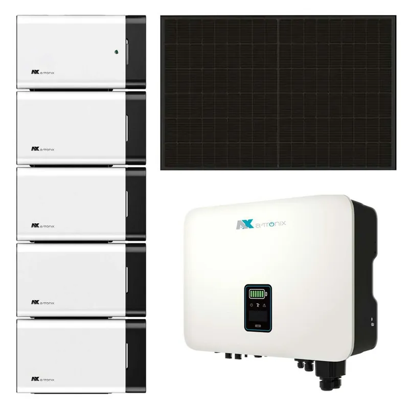 a-TroniX 8kWp PV Komplettanlage mit Glas Glas Modulen und 9,2kWh Speicher Expressversand