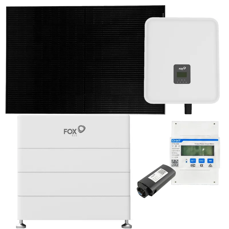 FOX ESS H3 5kWp PV Komplettanlage mit Solarmodulen und 11,5kWh Speicher Meistverkauft