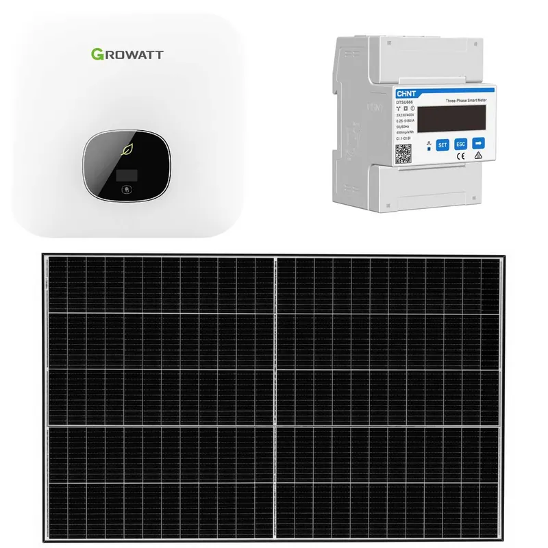 Growatt 4,2kWp Mini PV-Anlage Glas Glas ohne Speicher mit MIN 4200TL-X 4,2kW Meistverkauft