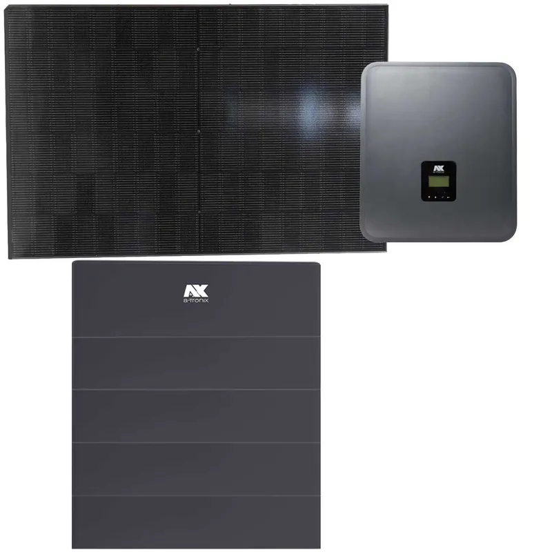 a-TroniX AX 10kWp PV-Komplettanlage mit Glas Glas Modulen und 14,4kWh Speicher Begrenztes Angebot