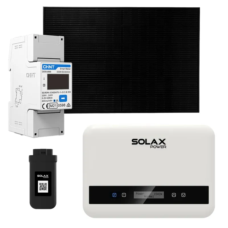 Must-Have Solax 2kWp Mini PV-Anlage mit X1 G4 und 2000W Solarpanele inkl. WiFi