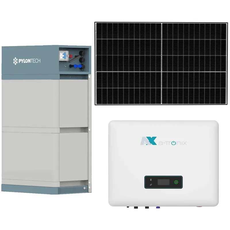 Neue Kollektion a-TroniX AX2 10kWp PV Komplettanlage mit Solarmodulen und 7,1kWh Speicher