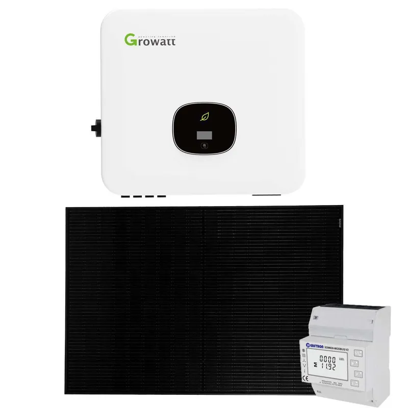 Growatt 6kWp Glas Glas PV-Anlage ohne Speicher mit MOD 6KTL3-XH2 6kW Wochenendangebot