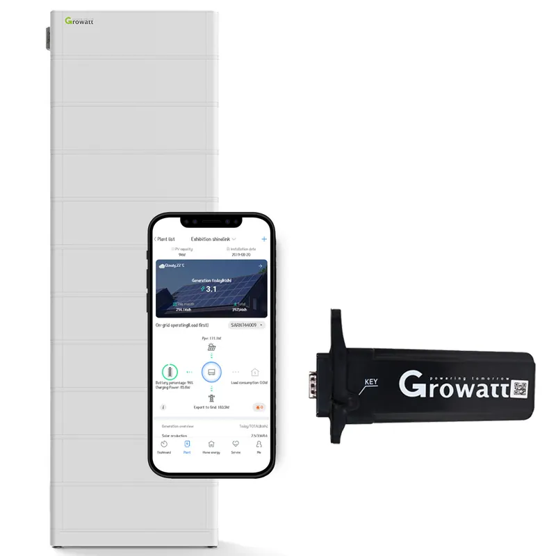 Growatt ARK 25.6kWh Hochvolt-Solarspeicher-Set für Growatt SPH TL3-BH-UP Serie Sichere Zahlung