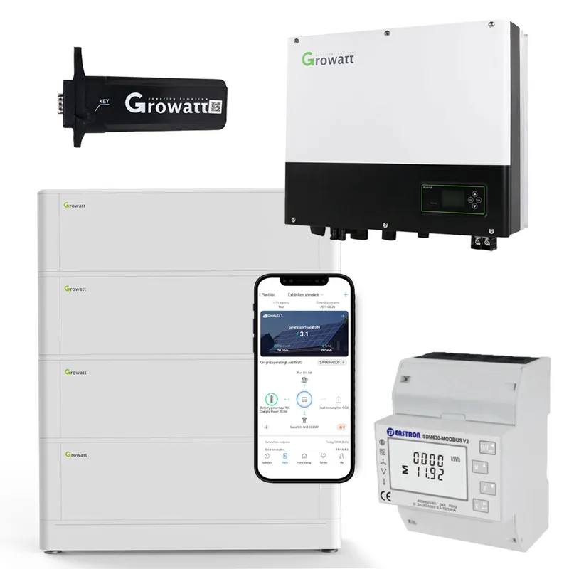 Sale Growatt SPH3600 3,6kW Hybrid Wechselrichter mit 10.2kWh Solarspeicher-Set