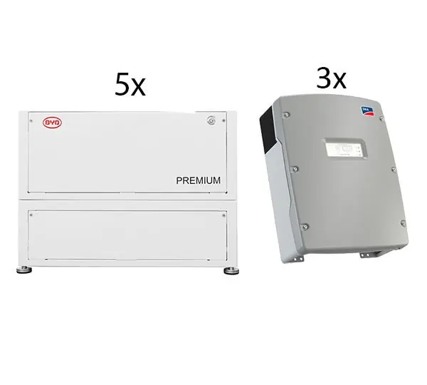 B-BOX LVL 2021 15,4 (5 Stk./76,8 kWh) + 3x SI 6.0 Low Voltage Lithium-Ionen-Batteriespeichersystem Neue Kollektion