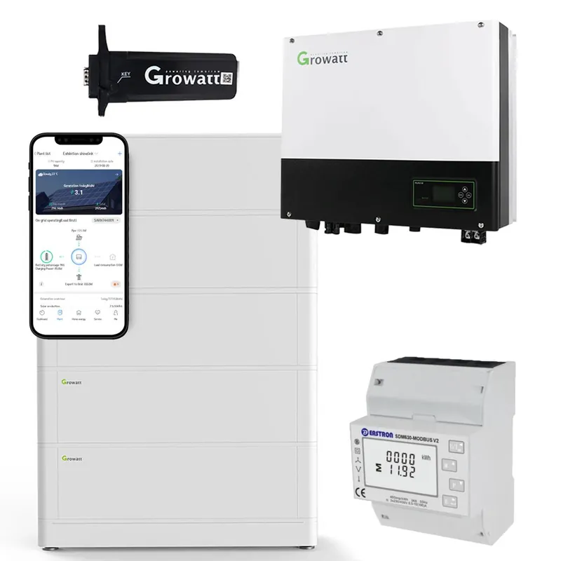 Growatt SPH4000TL BL-UP 4kW Hybrid Wechselrichter mit 12.8kWh Solarspeicher-Set Sonderaktion