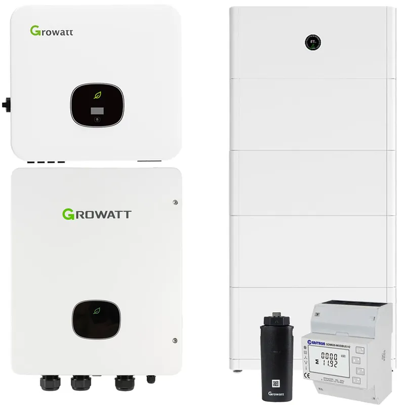 Solange Der Vorrat Reicht Growatt MOD 4KTL3-XH2 4kW Hybrid Wechselrichter mit 20kWh Solarspeicher-Set und Backup Box