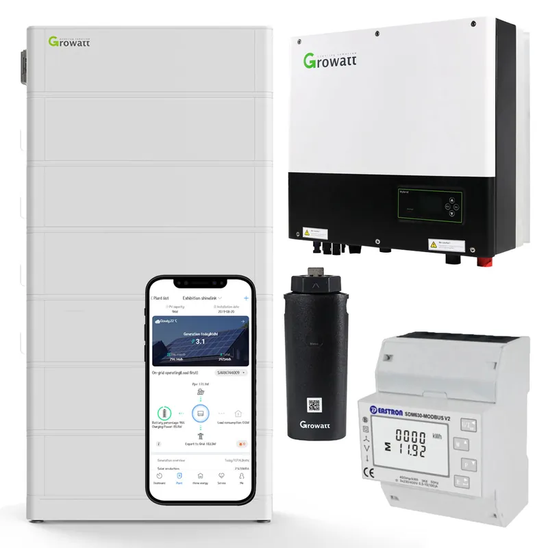 Nur Für Kurze Zeit Growatt SPH4000TL3-BH-UP 4kW Hybrid Wechselrichter mit 15.3kWh Solarspeicher-Set