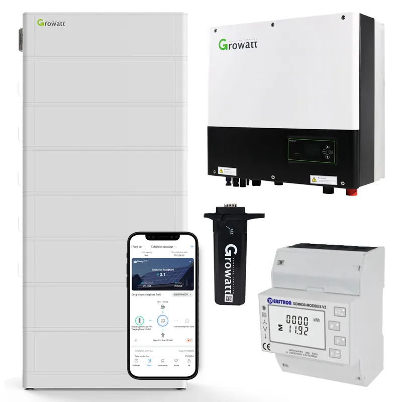 Mega-Angebot Growatt SPH6000TL3-BH-UP 6kW Hybrid Wechselrichter mit 17.9kWh Solarspeicher-Set