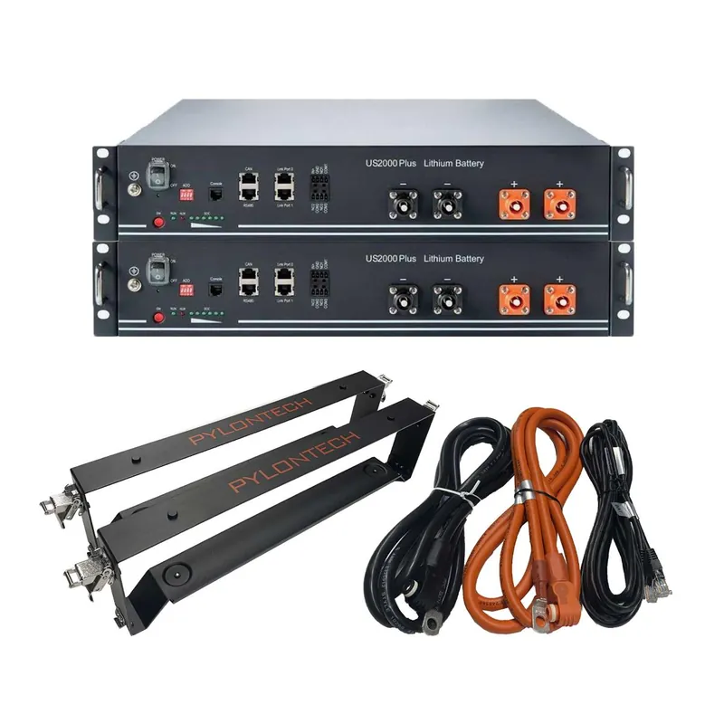 Neuheit Pylontech 4,8 kWh Solarspeicher Lithium LiFePO4 inkl. Kabel, Halterung und BMS