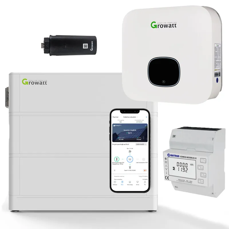 Growatt MIN 3600-XH 3,6kW Hybrid Wechselrichter mit 5.12kWh Solarspeicher-Set Günstig