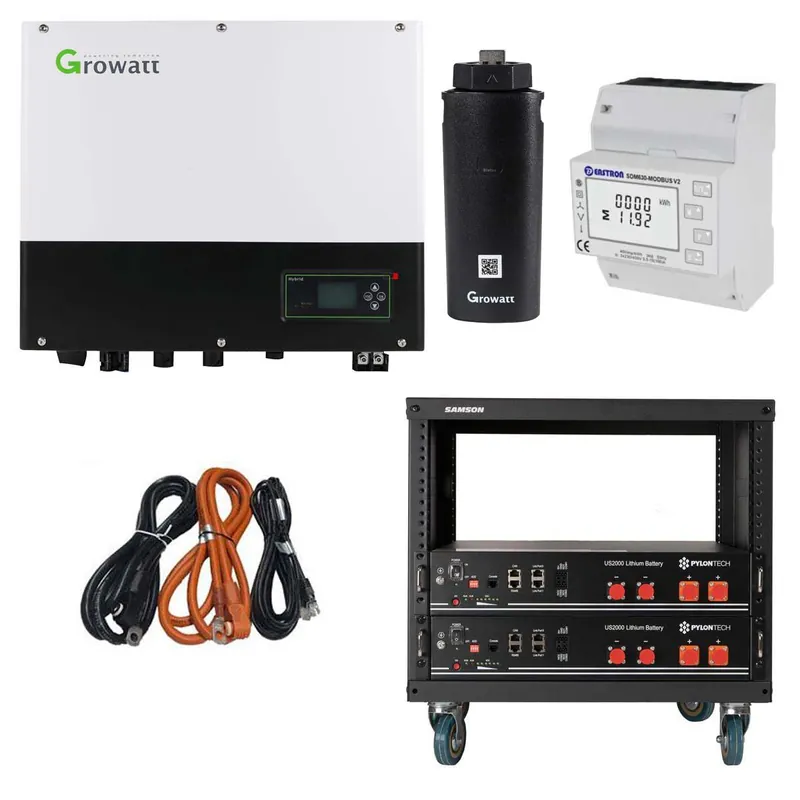 Aktuell Growatt SPH4000TL BL-UP 4kW mit Pylontech US2000C 4,8kWh Solarspeicher
