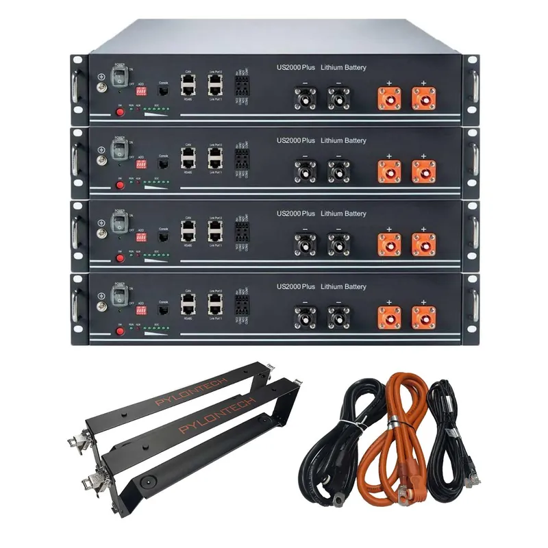Pylontech 9,6 kWh Solarspeicher Lithium LiFePO4 inkl. Kabel, Halterung und BMS Bestseller