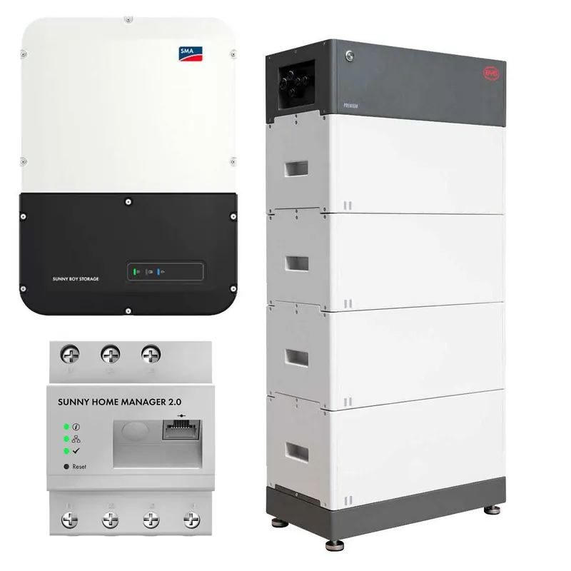 Schneller Versand SMA Sunny Boy Storage 6.0 6kW Wechselrichter mit 10,24kWh Batteriespeicher-Set