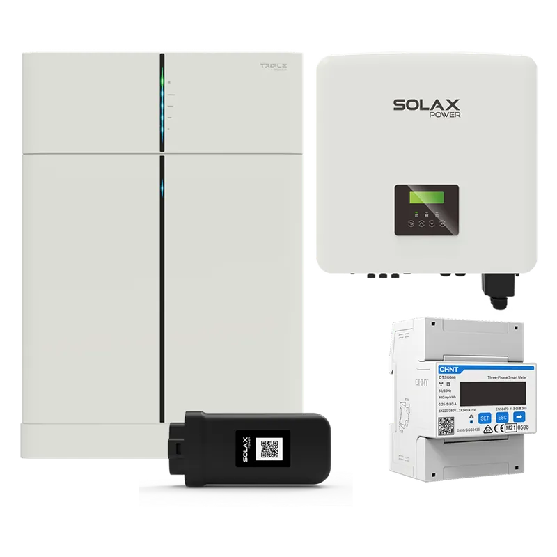 Markenprodukt SolaX X3 G4 12kW Hybrid Wechselrichter mit 9kWh T30 Solarspeicher-Set