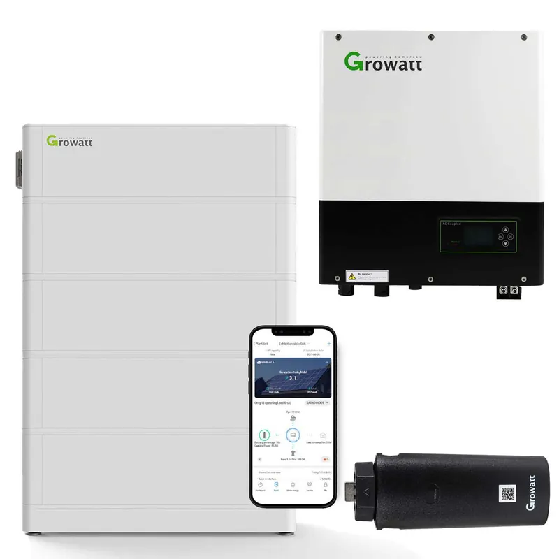 Growatt SPA 5000TL3 BH-UP 5kW Batteriewechselrichter mit 10,2 kWh Solarspeicher-Set Nur Für Kurze Zeit