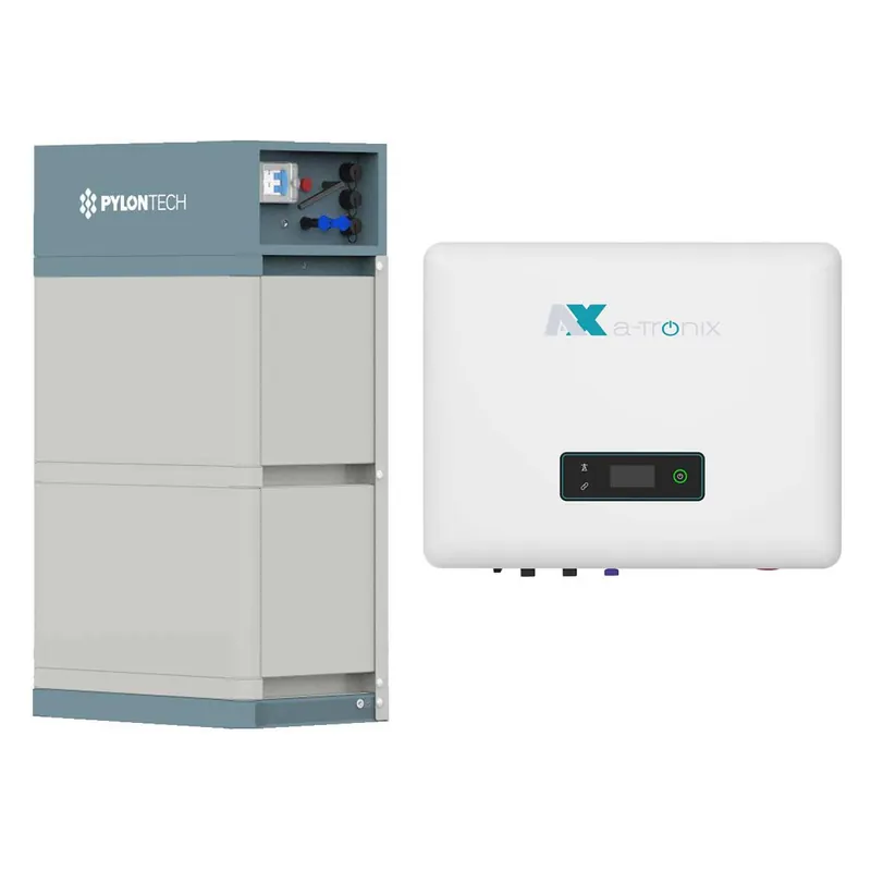 Pylontech Batteriespeicher Force 7,1kWh mit 15kW a-TroniX Hybridpower AX2 Neue Kollektion