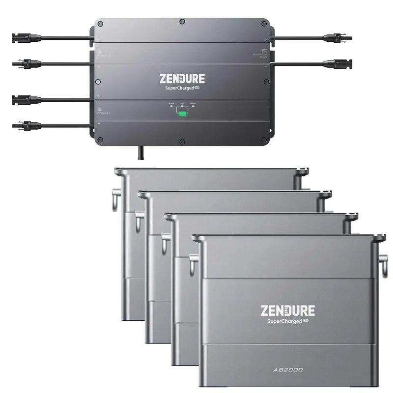 Neu Zendure SolarFlow Smart PV Hub 2000 mit 7,84kWh Speicher Balkonkraftwerk bis 2.400 Watt