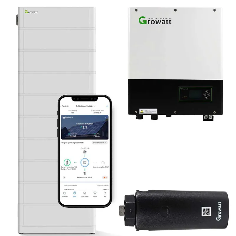 Growatt SPA 5000TL3 BH-UP 5kW Batteriewechselrichter mit 23,0 kWh Solarspeicher-Set Neuheit