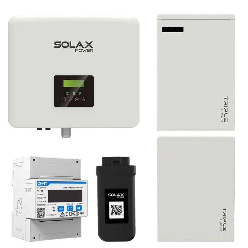 SolaX X1 G4 3kW Hybridwechselrichter mit 11,5kWh T58 Solarspeicher-Set Echt