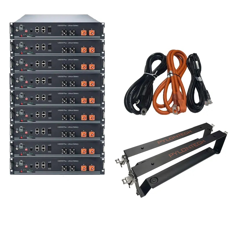 Heißes Angebot Pylontech 21,6 kWh Solarspeicher Lithium LiFePO4 inkl. Kabel, Halterung und BMS