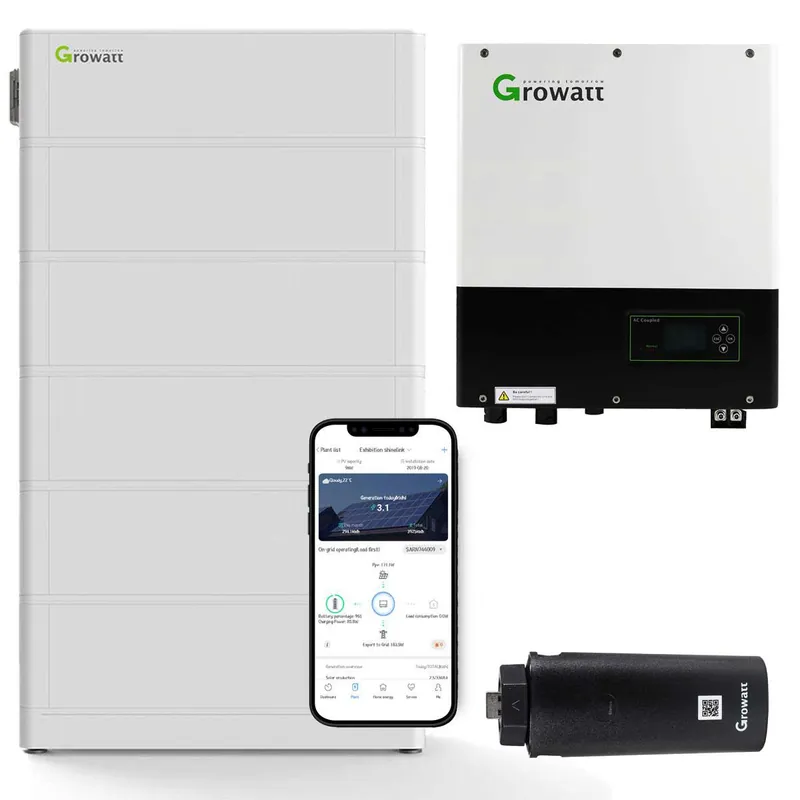 Growatt SPA 5000TL3 BH-UP 5kW Batteriewechselrichter mit 12,8 kWh Solarspeicher-Set Knallerangebot