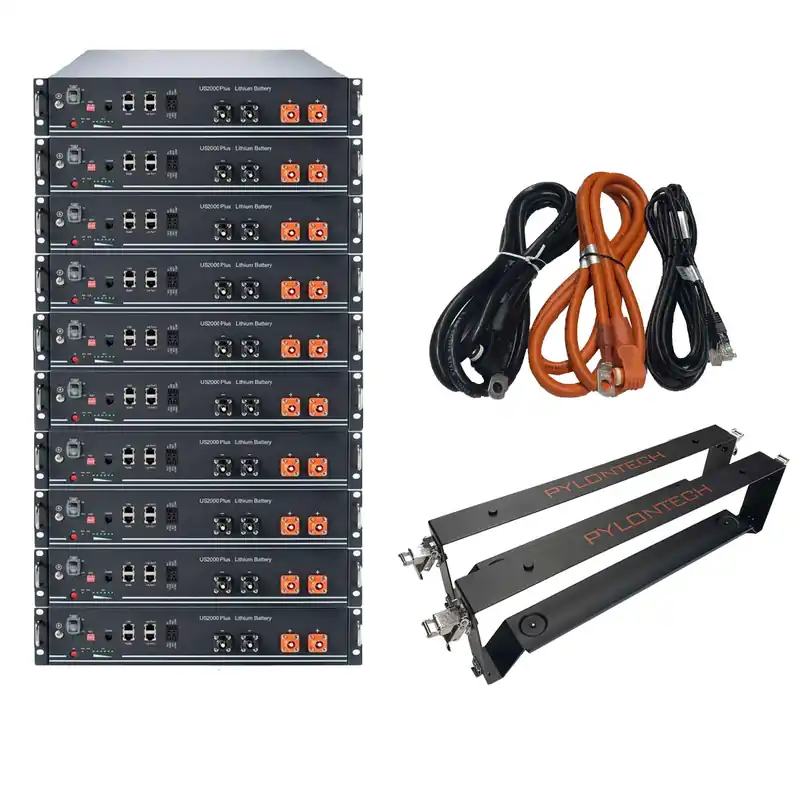 Nur Heute Pylontech 24 kWh Solarspeicher Lithium LiFePO4 inkl. Kabel, Halterung und BMS