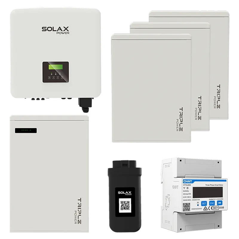 Letzte Chance SolaX X3 G4 5kW Hybridwechselrichter mit 23kWh T58 Solarspeicher-Set