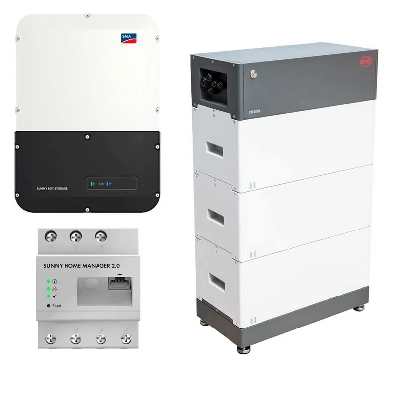 Top-Preis SMA Sunny Boy Storage 3.7 3.680W Wechselrichter mit 8,28kWh Batteriespeicher-Set