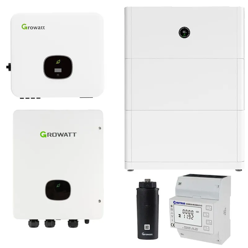 Zertifiziert Growatt MOD 3KTL3-XH2 3kW Hybrid Wechselrichter mit 10kWh Solarspeicher-Set und Backup Box
