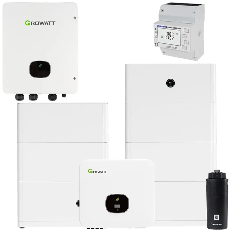 Growatt MOD 5KTL3-XH2 5kW Hybrid Wechselrichter mit 30kWh Solarspeicher-Set und Backup Box Neu