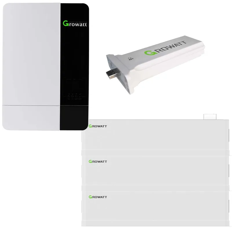 Aktuell Growatt SPF3500 ES 3,5kW Off-Grid Wechselrichter mit AXE 15.0L Solarspeicher-Set